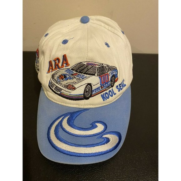 Vintage ARA Kool Seal Challenge Hat Blue/White - Picture 1 of 6